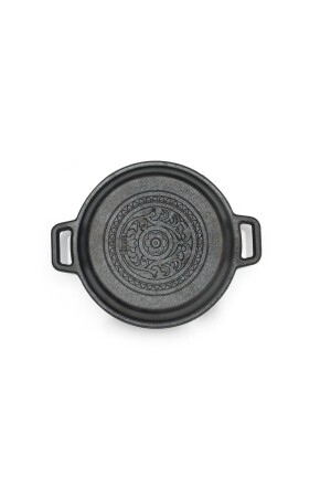MNZ-Cast Iron Uncoated Pan / Diameter 20 2 قطعة طلاء مجموعة طلاء غطاء 100% الإنتاج المحلي قطر مغلق 20 - ESTAŞ