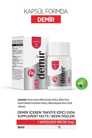 Demir Vitamin 30 Kapsül - 9