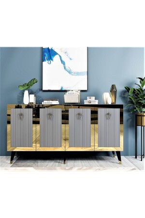 مـنـز ليزر نمط عـارية المكـانة الـأنتراكيت الـذهبية - DEMONTE DECOR