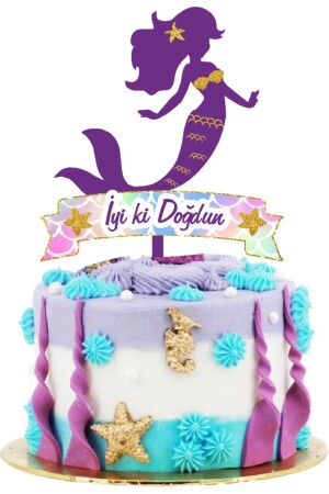 Deniz Kızı Pasta Süsü - Masal Şekerleme