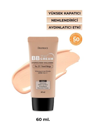 Deniz Kolajeni Içeren Yoğun Kapatıcı Bb Krem Spf50 Pa No:23 60ml Magic Bb Cream 8809567920729 - 1