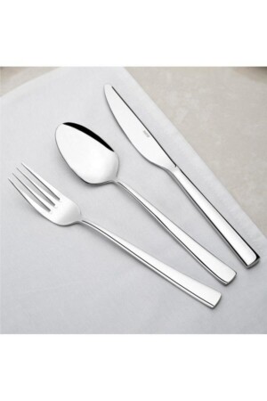 Deniz Sade 36 Parça Karton Kutulu Çatal Kaşık Bıçak Takımı 1118493 - Nehir