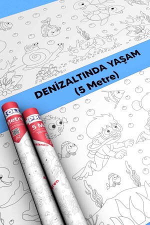 Denizaltı Boyama Kağıdı DNZALT01 - 1