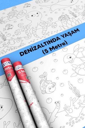 Denizaltı Boyama Kağıdı DNZALT01 - 3