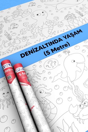 Denizaltı Boyama Kağıdı DNZALT01 - 4