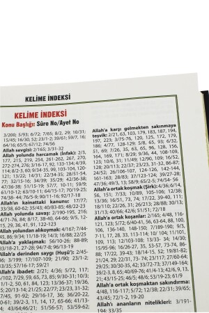 Der Heilige Koran 7 bietet arabische interlineare türkische Lesewort-Bedeutungs-Übersetzung Tajweed Rahle Boy KRN-7-RHL - 9