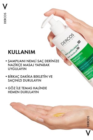 Dercos Anti-dandruff Kepek Karşıtı Şampuan Normal & Yağlı Saçlar 390 Mlx 2 Adet 8681689315023 - 9