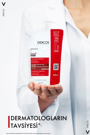 Dercos Energy- Saç Dökülmesi Karşıtı Şampuan - 500 ML Yeniden Dolum Paketi - 8