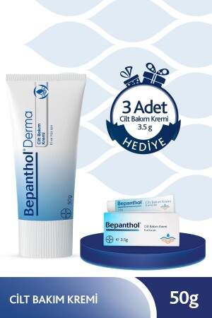 Derma Cilt Bakım Kremi 50 G - 3 Adet Cilt Bakım Kremi 3.5 G SET.BPTN.136 - 3