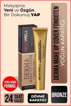 Derma Make-up Cover Foundation – Bronze - 3