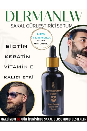 Dermanew Sakal Gürleştirici Serum - Sakal Bakım - Sakal Çıkartıcı - Sakal Cıkartıci - 1 Adet 5353568 - 1