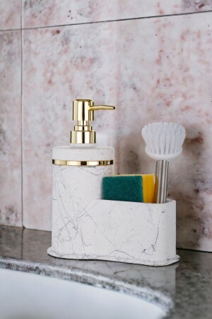 فرشاة صابون سائل مصممة بنمط MNZ المطبخ غرفة الحمام مضغوطة الموزع صابون مصممة فرشاة غرفة الفراش الفوضى فرشاة - okacih