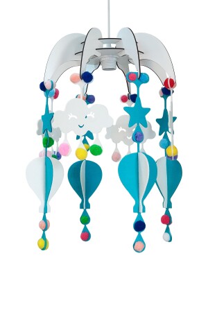 Design Otto Dream Light Deko Kinderzimmer Kronleuchter Babyzimmer Kronleuchter Blau design_otto_dream_light_mavi - 4