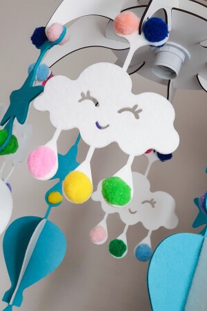 Design Otto Dream Light Deko Kinderzimmer Kronleuchter Babyzimmer Kronleuchter Blau design_otto_dream_light_mavi - 6