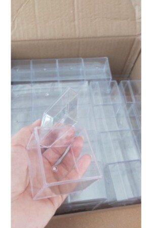 Design Products 100 Stück transparente Glimmerboxen YHD--NEW-PGLASS-SQUARE-BOX-MODELIX2838 - 6