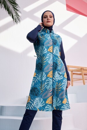 Design Vollständig bedeckter Hijab-Badeanzug R024 Çeşme REMSA-R024-K. LAC - 5