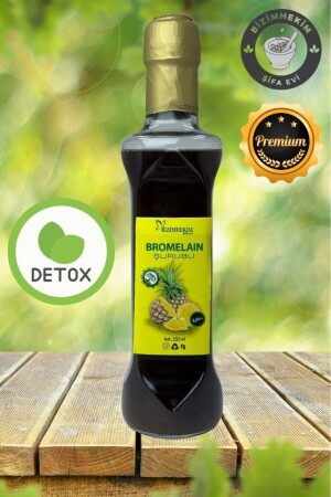 Detox-Sirup mit Bromelain-Ananas 250 ml hkm181 - 1