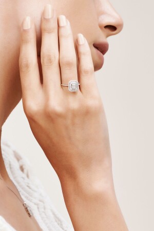 Diamant-Baguette-Ring - 1