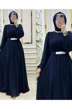 Diamant-Hijab-Abendkleid - 1