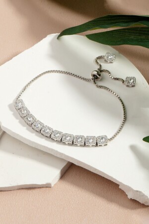 Diamant-Modell Love Path Silberarmband - 3