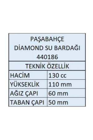 Diamond Kahve Yanı Lüsterli Su Bardağı 120 Cc 6'lı Fma412033 - 5