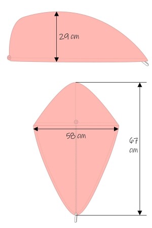 Dickes Mikrofaser-Haarhandtuch, Strand, Meer, Pool, Kappe, Trocknen, Bad, Haartrocknen, Kopftuch, Türkis - 8