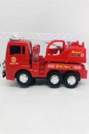 Die batteriebetriebene Spielzeug-Feuerwehrauto-Leiter mit Geräuschen und Licht ist beweglich und schaltet sich bei Betätigung von selbst ein D:1 hgf7ytrfgf - 3