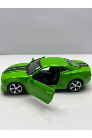 Diecast,Metal Oyuncak Araba Chevrolet Camaro Kaput Bagaj Açılır Çek Bırak Model Araba 72036291739273 - 6