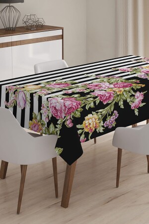 Digital bedruckte 3D-Tischdecke mit modernem Blumenmuster – 140 x 180 cm realmasa10-140x180 - 1