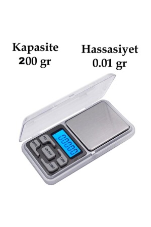 Digitale Präzisions-Elektronische Juwelier-Taschenwaage, Waage, 200 g/0. 01 Gramm 80887 - 5