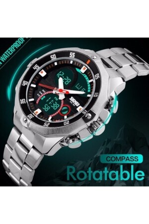 Digitale und analoge Herren-Armbanduhr, stilvolles Design dop7894624igo - 1