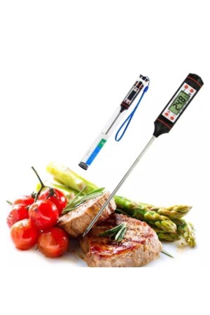 Digitales Lebensmittel-Mahlzeit-Thermometer, Mahlzeit-Temperaturmessgerät - 1