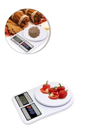 Dijital Hassas Mutfak Tartısı Hassas Ölçüm 1 Gram 10 Kg Kapasiteli Hassas Mutfak Terazi SPR-3984-9378 - SPRENDA