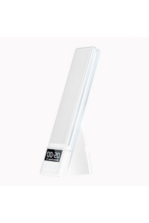 MNZ-15w الشحن اللاسلكي LED Light Lamp table lamp with Digital Clock White 35278 - Memo