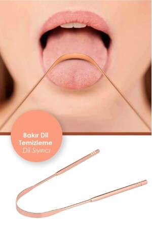 تنظيف اللسان من النحاس الحفاظ على الفم فرشاة اللسان إزالة اللسان اللوحة - İndirimkap