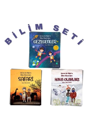 Dilek Cesur-kerem Ve Yiğit'in Bilim Seti-hikaye Kitabı Seti BİLİMSETİ - 1