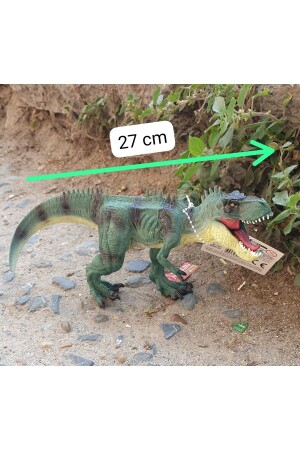 Dinazor Kırılmaz Oyuncak 27 Cm Ağız Hareketli Dinozor Gerçek Ince Detay TQ680-23 - 1