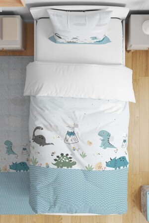 Dinosaurier-Alter-gemustertes Einzelbett-Baby-Kinderbettwäsche-Set evnev00098 - 2