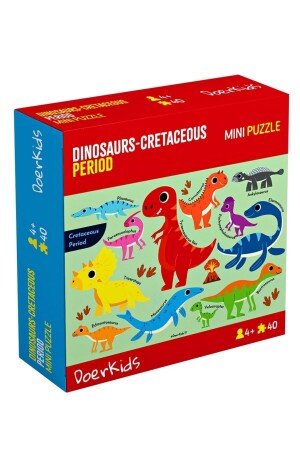 Dinozorlar-cretaceous Dönemi Mini Puzzle 40 Parça 4 Yaş - 1
