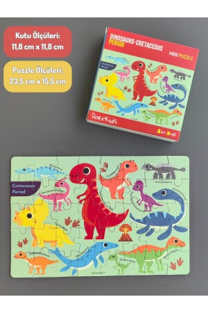 Dinozorlar-cretaceous Dönemi Mini Puzzle 40 Parça 4 Yaş - 2