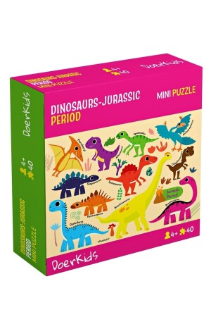 Dinozorlar-jurassic Dönemi Mini Puzzle 40 Parça 4 Yaş - 1