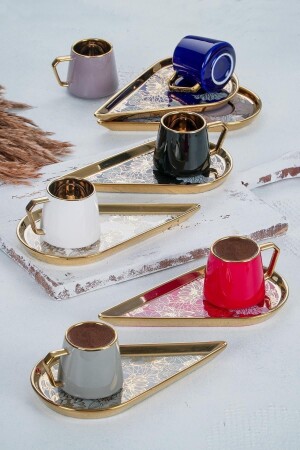 Dione Kaffeetassen-Set für 6 Personen 90 ml SCT-21-0236/6 - ACAR