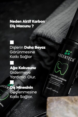 Diş Beyazlatma Seti (Diş macunu 50ml - Toz 50gr) - 3