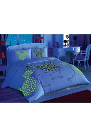 Disney Love Mickey Glow Çift Kişilik Nevresim Takımı 60259513-CG - 3