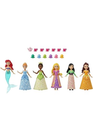 Disney Prenses Bebekleri 6'lı Set - 5