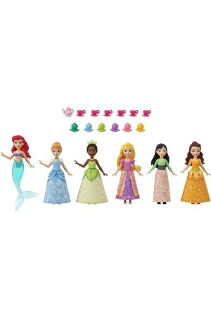 Disney Prinzessinnen-Puppen-Set, 6 Stück, HLW91 - 4