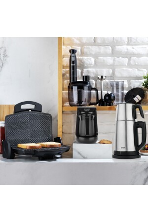 Diva Elektronik Çeyiz Seti (4'lü Set: Çay Makinesi, Tost Makinesi, Blender Set, Türk Kahve Makinesi) 1S1152-33102-XXX17 - 2