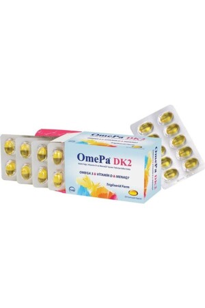 Dk2 Omega 3 & Vitamin D & Menaq7 50 Weichkapseln 8680133000447 - 2