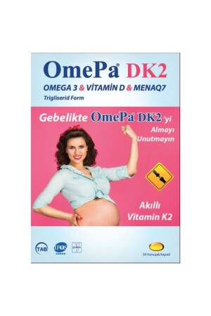 Dk2 Omega 3 & Vitamin D & Menaq7 50 Weichkapseln 8680133000447 - 8