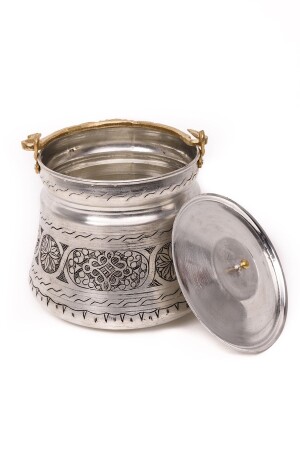 Dmt Gaziantep Bakırdan 3 Lt El Işlemeli Yoğurt Bakraç [satıl]mayalama Kabı 3 Lt DMT-1908 - DMT COPPER HOME